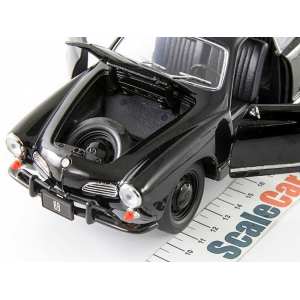 1/18 Volkswagen Karmann Ghia 1966 Black Bandit Collection черный