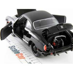 1/18 Volkswagen Karmann Ghia 1966 Black Bandit Collection черный