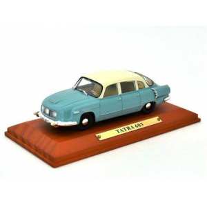 1/43 Tatra 603 (Первая Серия) 1960 синий с белым