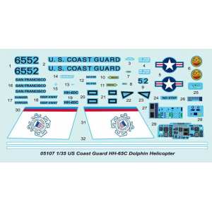 1/35 Вертолет US Coast Guard HH-65C Dolphin