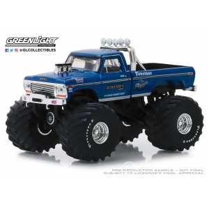 1/64 Ford F-250 Monster Truck Bigfoot 1 (Clean Version with 66-Inch Tires) 1974