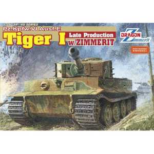 1/35 Танк Pz.Kpfw.VI Ausf.E Tiger I Late Production w/Zimmerit