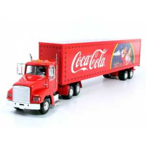 1/43 Freightliner FLC 112 седельный тягач с полуприцепом Coca Cola Christmas Caravan