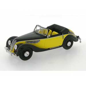 1/43 EMW 327 Cabriolet 1955 Black and Light Yellow