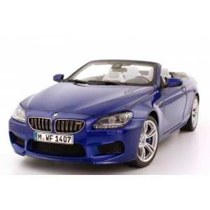 1/18 BMW M6 Convertible F12 blue