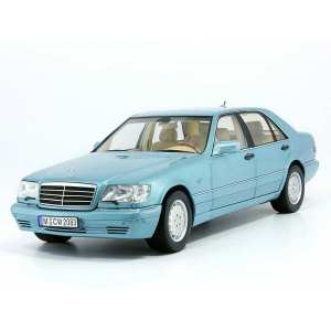 1/18 Mercedes-Benz S500 W140 1997 голубой мет