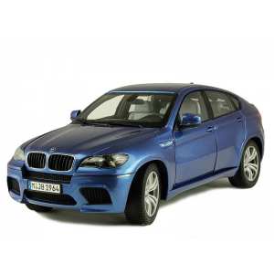 1/18 BMW X6 M синий мет.