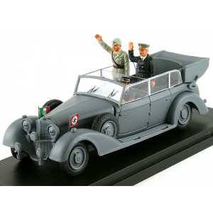 1/43 Mercedes-Benz 770 Visita di Mussolini in Germania 1938 Grey Wehrmacht Hitler Mussolini