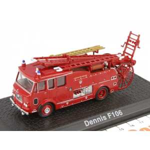 1/72 Dennis F106 Side Pump London Fire Brigade 1968 пожарный