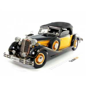 1/12 Horch 853 Cabriolet 1937 желтый с черным