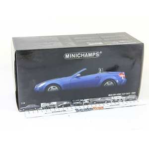 1/18 Mercedes-Benz SLK-CLASS - WITH MOVABLE ROOF - 2004 - BLUE METALLIC (R171)
