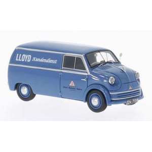 1/43 LLOYD LT500 Customer Service Kundendienst 1955 синий