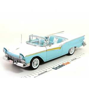 1/18 Ford Fairlane 500 Skyliner 1957 купе голубой/белый