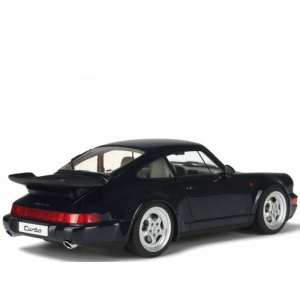 1/18 Porsche 911 (964) 3.6 Turbo, темно-синий