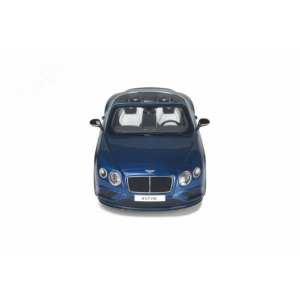 1/18 BENTLEY CONTINENTAL GT V8 S CABRIOLET Sequin Blue 2015 синий