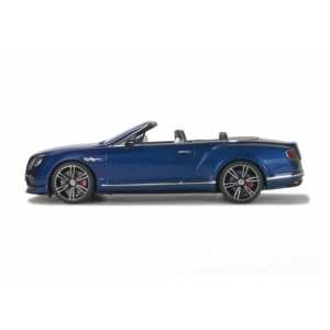 1/18 BENTLEY CONTINENTAL GT V8 S CABRIOLET Sequin Blue 2015 синий