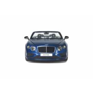 1/18 BENTLEY CONTINENTAL GT V8 S CABRIOLET Sequin Blue 2015 синий