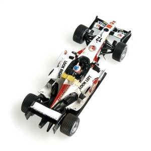 1/43 Honda F1 Racing RA106 - Jenson Button - Winnner Hungary Gp 2006 - с грязью