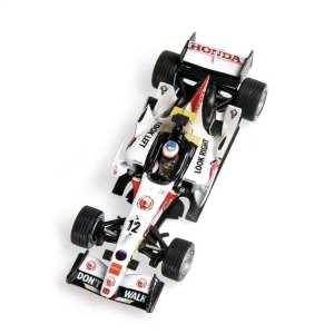 1/43 Honda F1 Racing RA106 - Jenson Button - Winnner Hungary Gp 2006 - с грязью