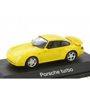 1/43 Porsche 911 turbo (993) желтый