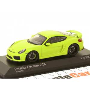 1/43 Porsche Cayman GT4 - 2016 - зеленый