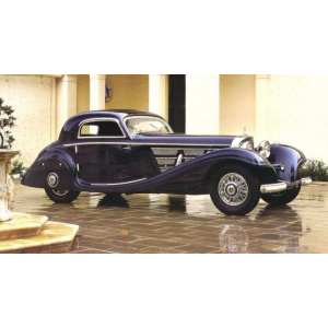 1/43 Mercedes-Benz 540K W29 Spezial Coupe 154139 1936 синий