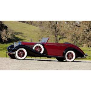 1/43 Mercedes-Benz 540K W29 Roadster Lancefield 169317 1938 открытый красный