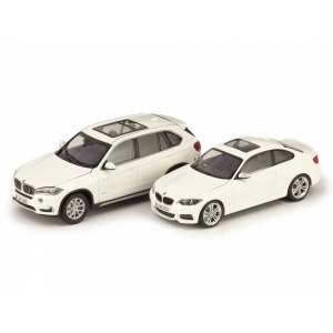 1/43 Набор белые BMW X5 2014 F15 + 2 серия Coupe F22