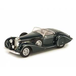 1/43 Mercedes-Benz 540K W29 Spezialroadster Sindelfingen 421987 1939 темно-зеленый