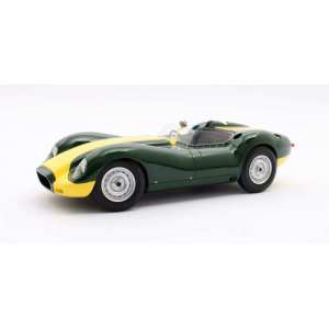 1/18 Lister - Jaguar 1958 зеленый с желтым