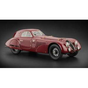 1/18 Alfa Romeo 8C 2900B Speciale Touring Coupe 1938 бордовый