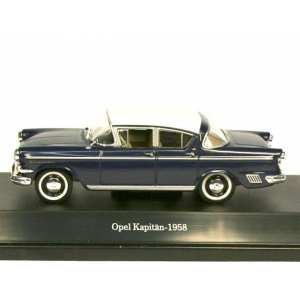1/43 Opel Kapitän- 1958 Blue Cordaba/Alabaster