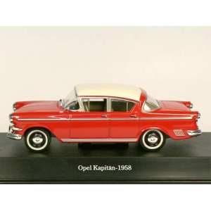 1/43 Opel Kapitän- 1958 Red Coralle/Alabaster