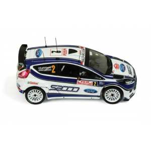 1/43 Ford FIESTA S2000 2 M.Hirvonen/J.Lehtinen WINNER Rally Monte Carlo 2010 (with chandelier)