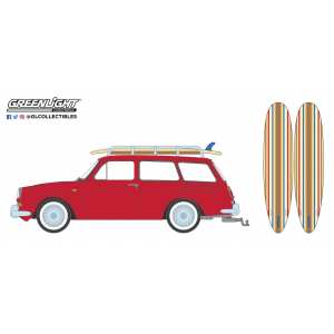 1/64 Volkswagen 1600 with trunk and surfboard 1962 red