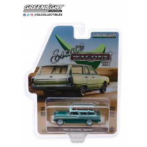 1/64 Chevrolet Nomad with surfboard 1955 Sea Mist Green