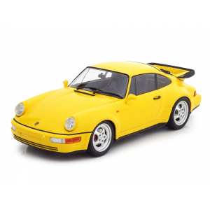 1/18 Porsche 911 turbo (964) 1990 желтый