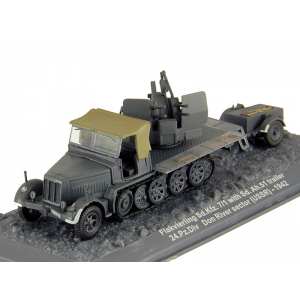 1/72 Flakvierling sd.Kfz. 7/1 with Sd.Ah.51 trailer 24.Pz.Div. Don River sector USSR - 1942