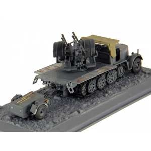 1/72 Flakvierling sd.Kfz. 7/1 with Sd.Ah.51 trailer 24.Pz.Div. Don River sector USSR - 1942