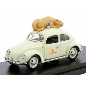 1/43 VOLKSWAGEN BEETLE Zoo Arnhem 1965 with a lion on the roof