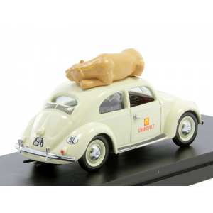 1/43 VOLKSWAGEN BEETLE Zoo Arnhem 1965 with a lion on the roof