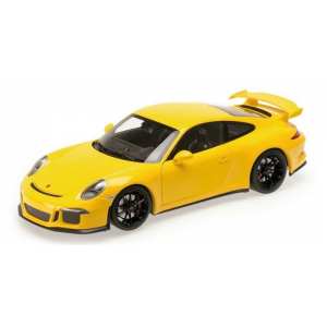 1/18 PORSCHE 911 GT3 (991) - 2013 yellow/black rims