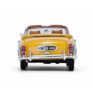 1/43 Mercedes-Benz 220SE 1958 W128 convertible yellow with brown