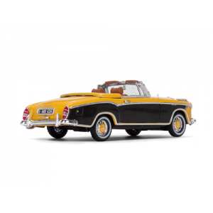 1/43 Mercedes-Benz 220SE 1958 W128 convertible yellow with brown