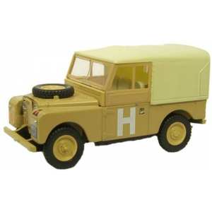 1/76 LAND ROVER Series 1 88 (with canopy) Sand/Military 1958