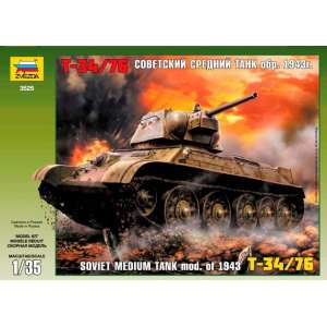 1/35 Soviet medium tank T-34/76 mod. 1943