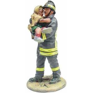 1/32 Italian firefighter with a child in St. Giuliano 2003