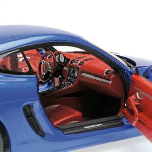 1/18 PORSCHE CAYMAN - 2012 blue met