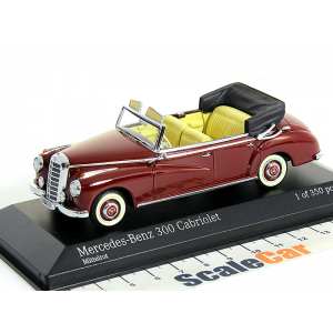 1/43 MERCEDES-BENZ 300 CABRIOLET (W186) - 1952 dark red