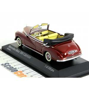 1/43 MERCEDES-BENZ 300 CABRIOLET (W186) - 1952 dark red